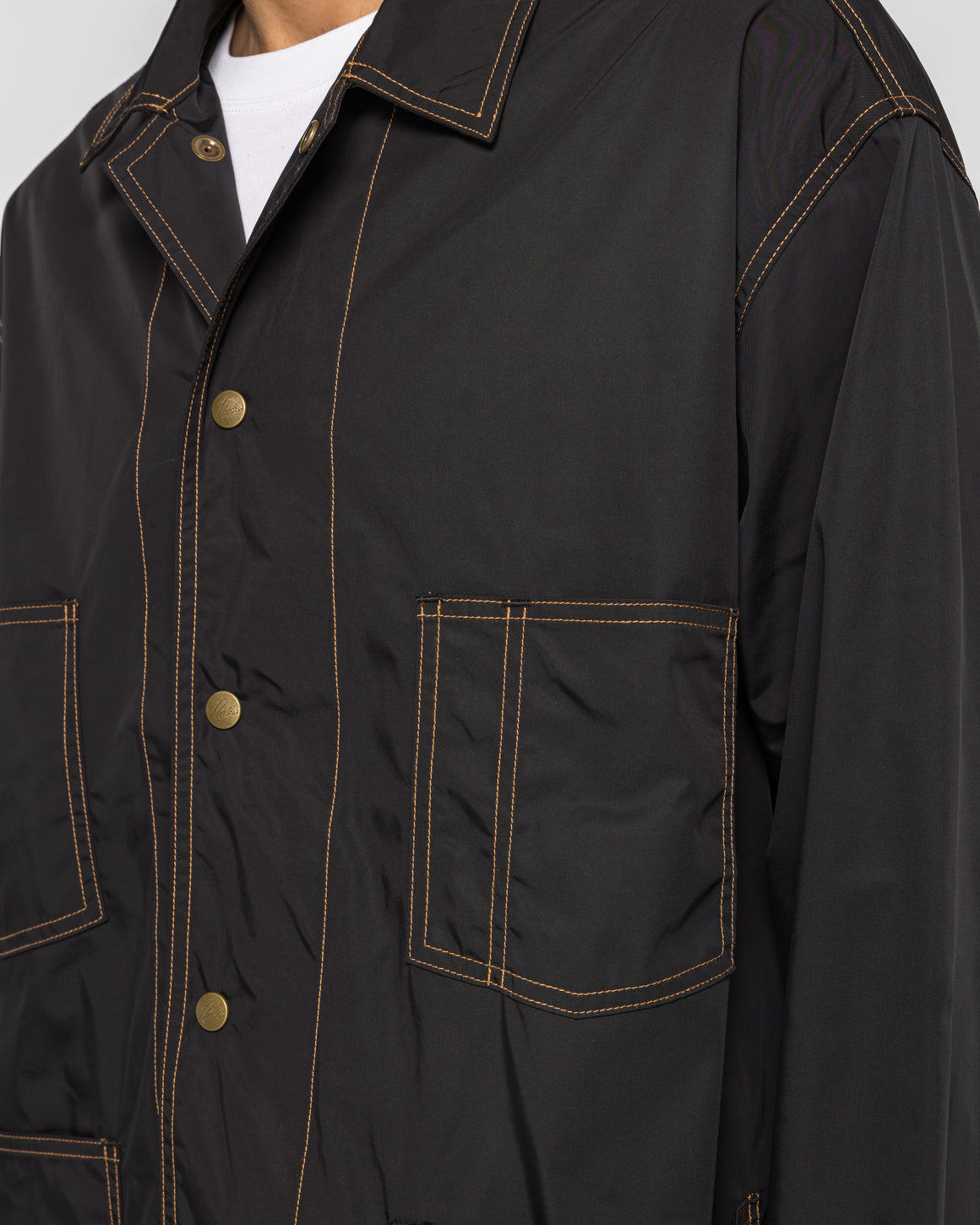 Needles - Coverall Memory Poly Taffeta - Black | UP THERE