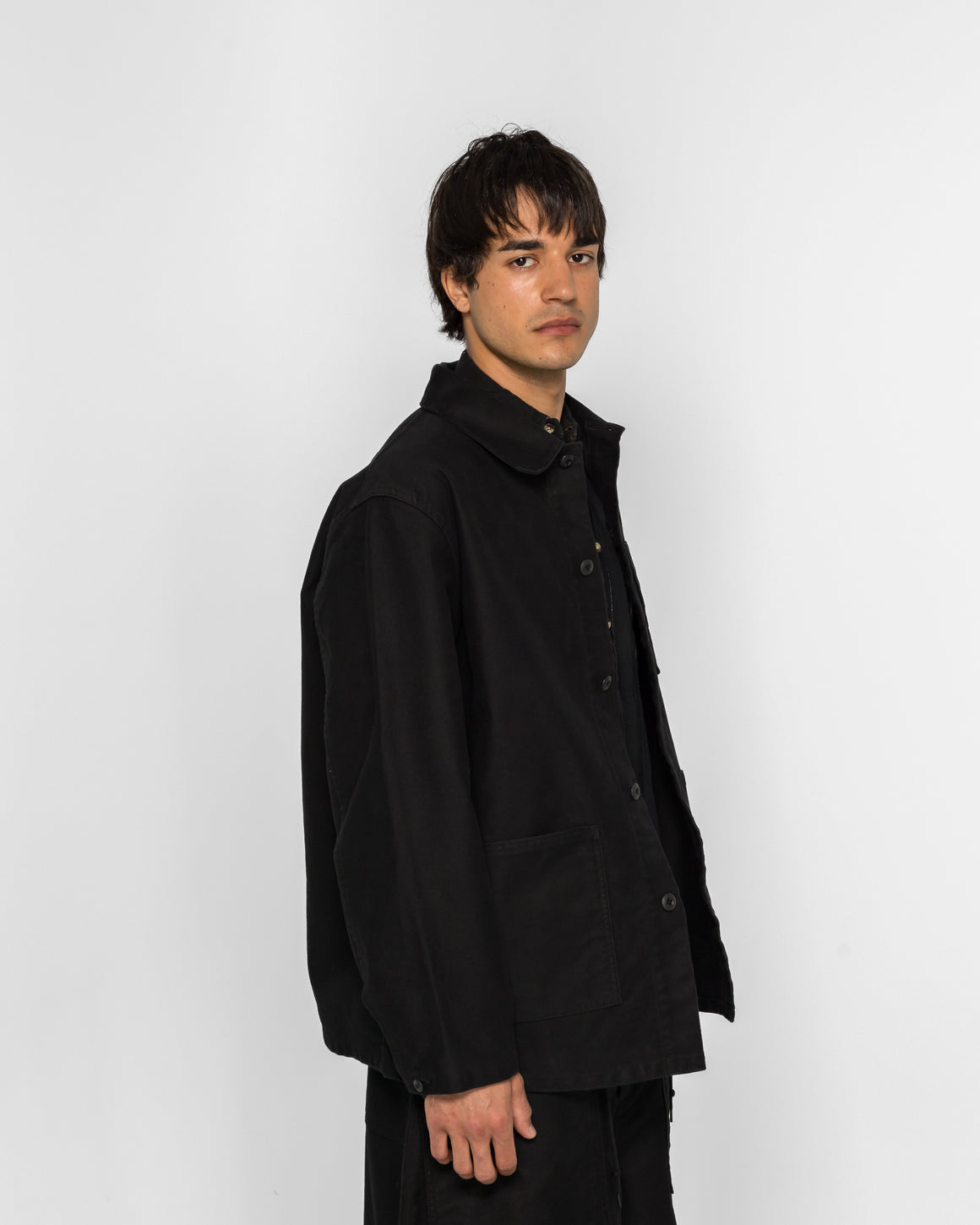 Needles - D.N. Coverall - Moleskin - Black - UP THERE