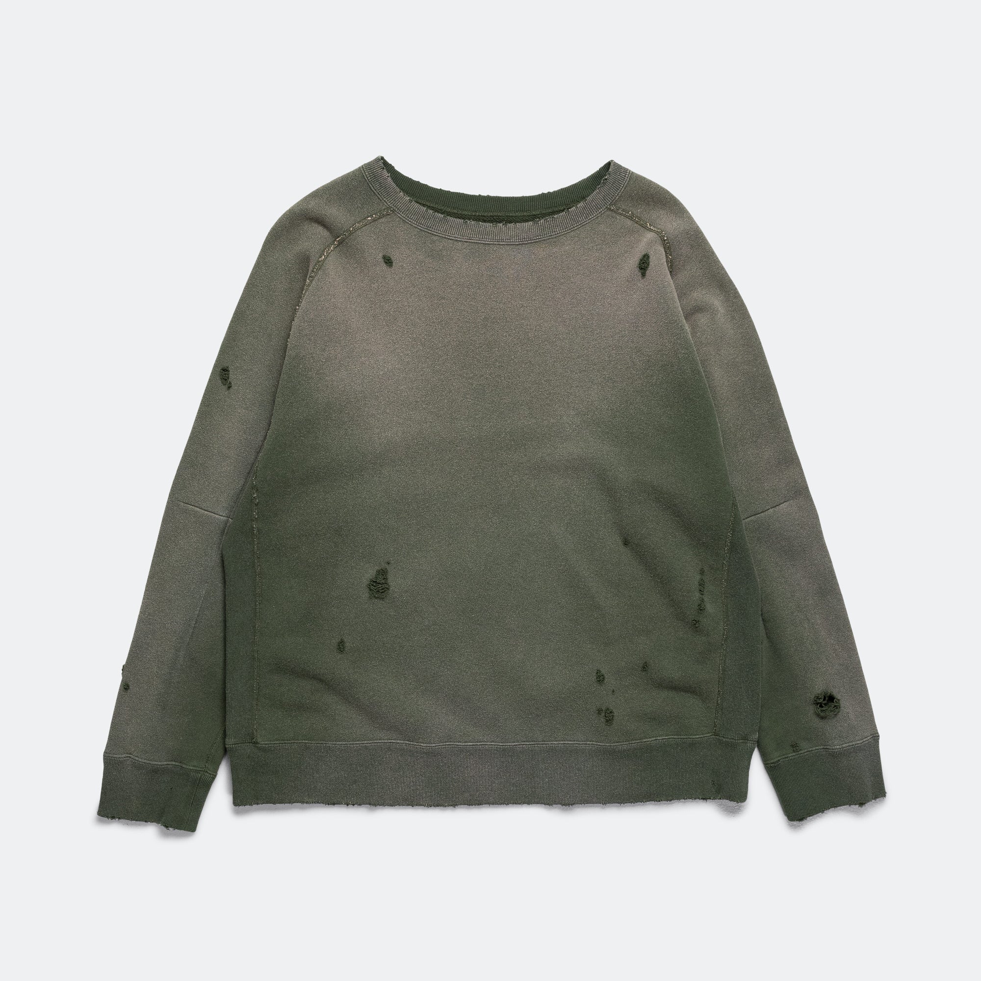 Darts Sweatshirt - Olive French Terry | UP THERE