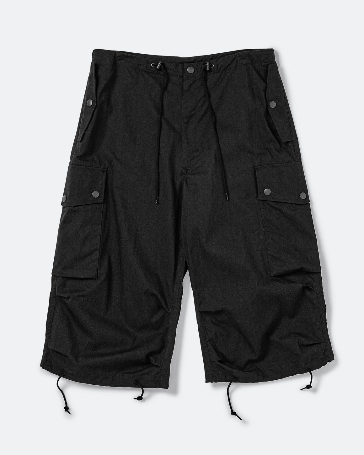 Needles - Field Short - Black C/N Oxford - UP THERE