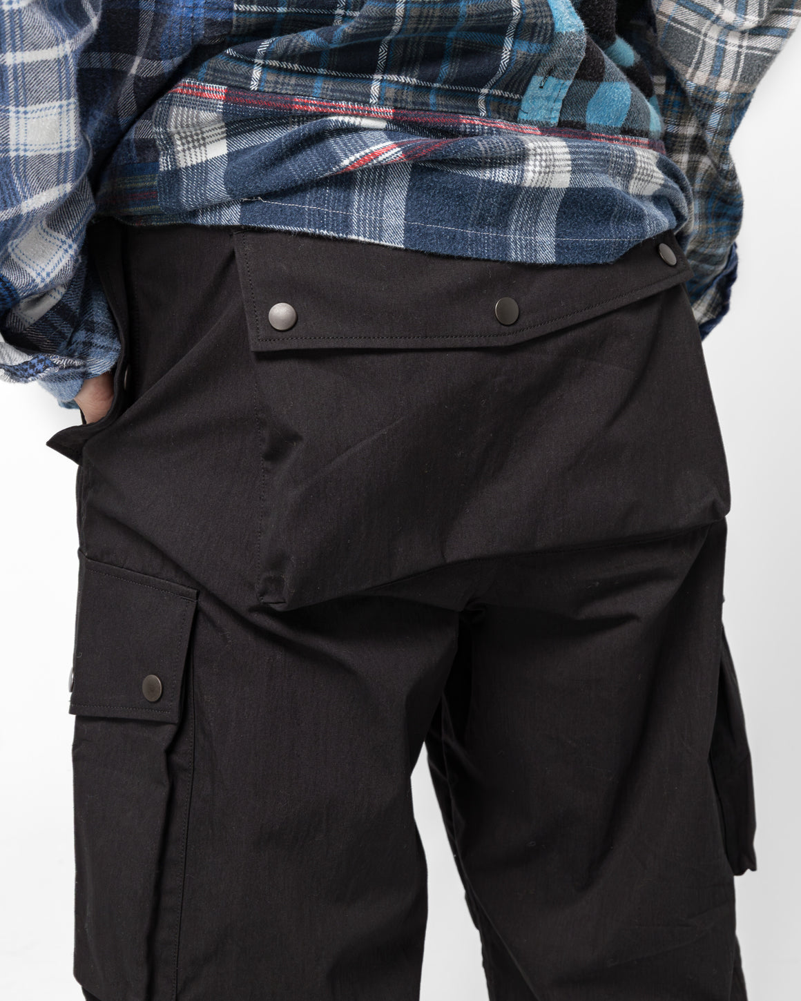 Needles - Field Short - Black C/N Oxford - UP THERE