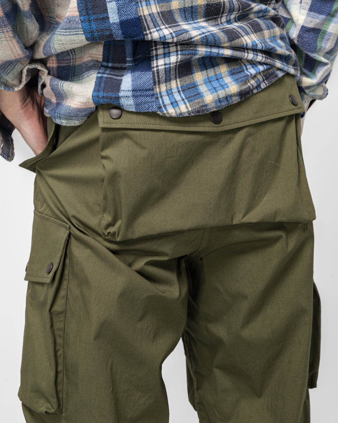 Needles - Field Short - Olive C/N Oxford - UP THERE