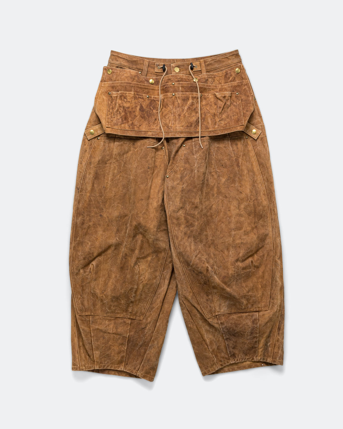 Needles - H.D. Apron Painter Pant - Brown Duck Canvas - UP THERE