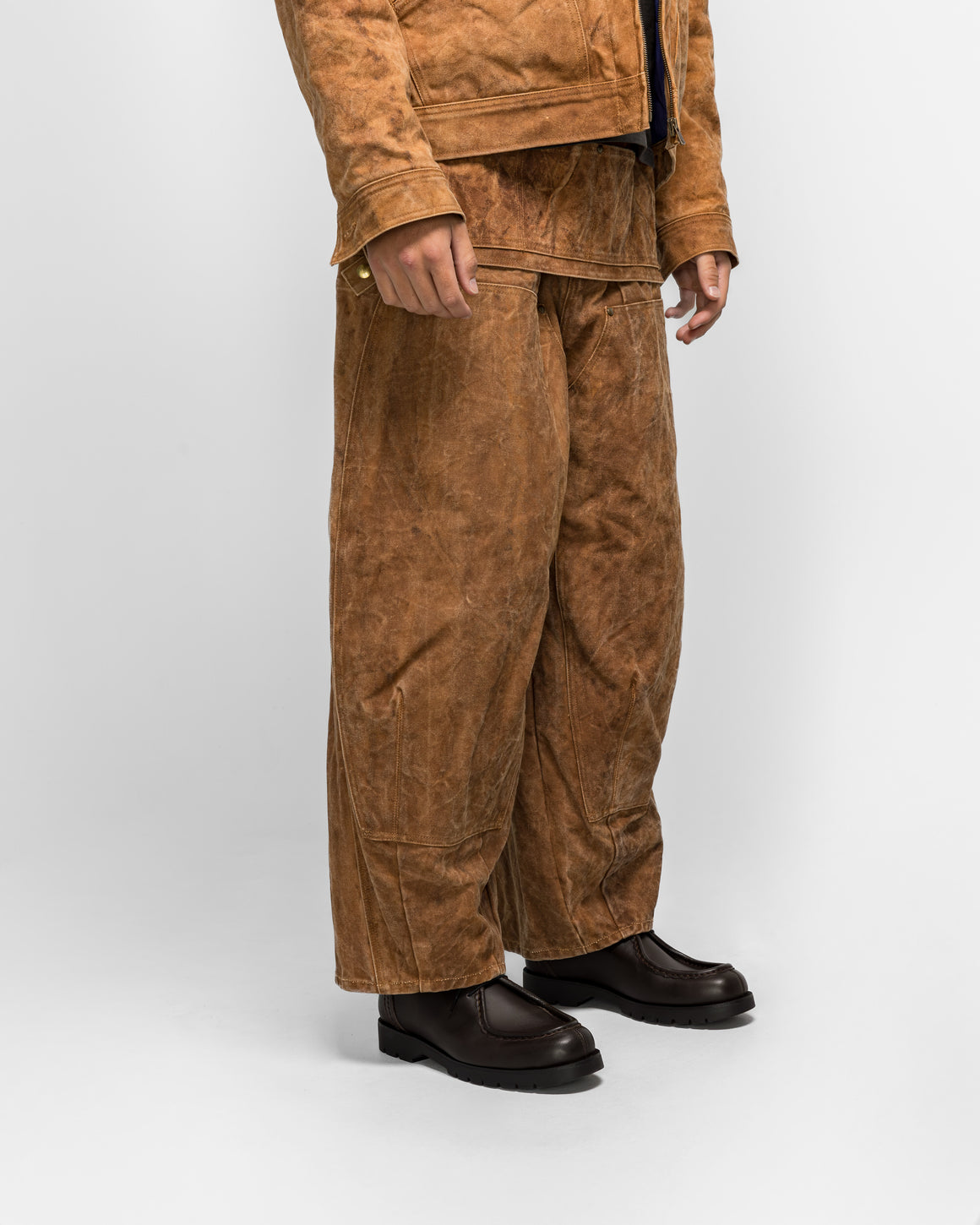 Needles - H.D. Apron Painter Pant - Brown Duck Canvas - UP THERE