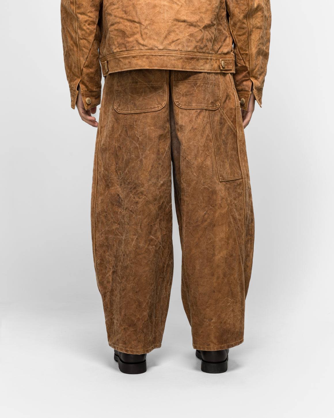 Needles - H.D. Apron Painter Pant - Brown Duck Canvas - UP THERE