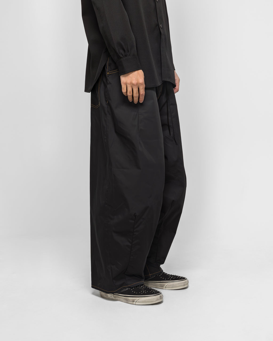 Needles - H.D. Memory Poly Taffeta Jean - Black - UP THERE