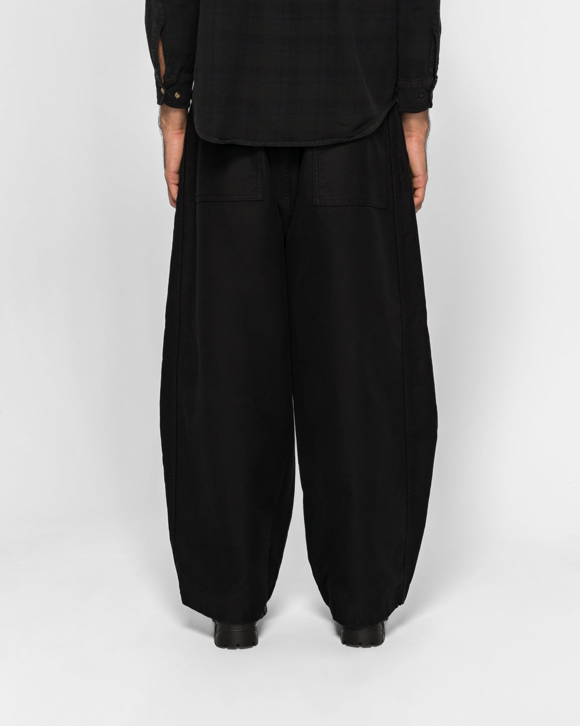 Needles - H.D. Pant - Utility Moleskin - Black - UP THERE