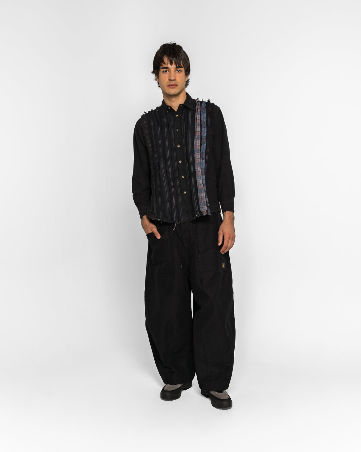 Needles - H.D. Pant - Utility Moleskin - Black - UP THERE