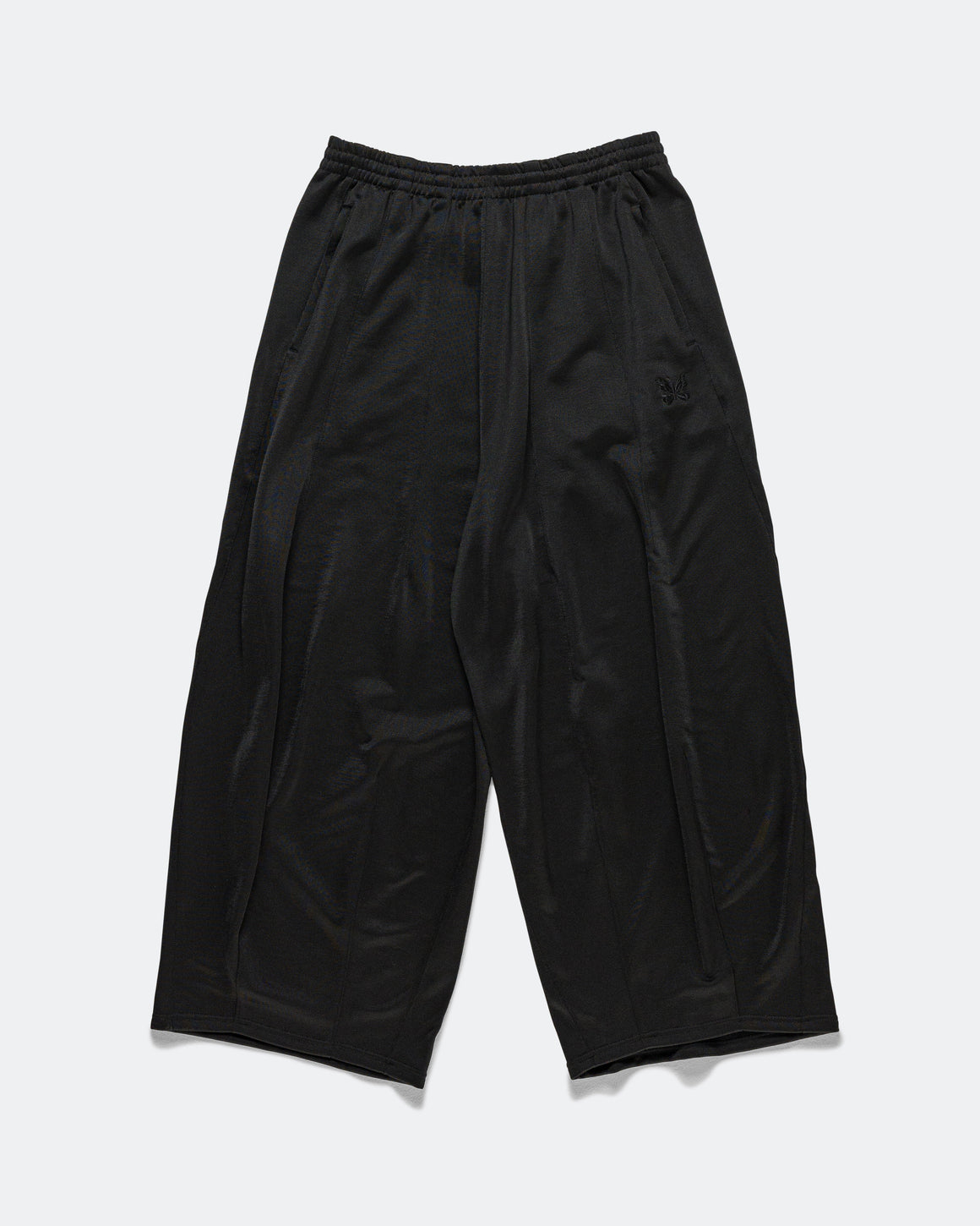 Needles - H.D. Sweat Pant - Bright Jersey - Black - UP THERE
