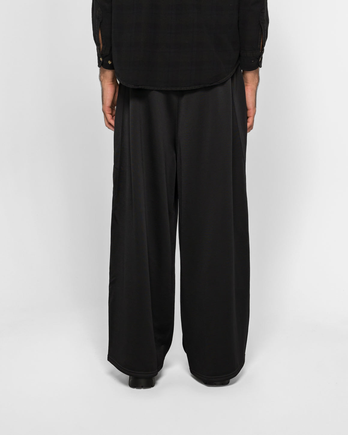 Needles - H.D. Sweat Pant - Bright Jersey - Black - UP THERE