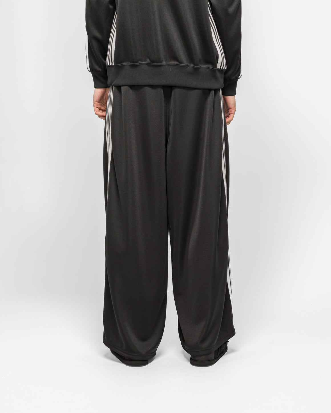 Needles - H.D. Track Pant - Charcoal Poly Smooth - UP THERE