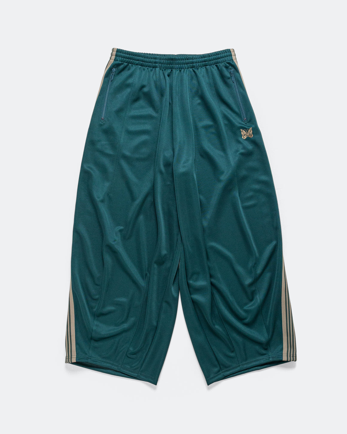 Needles - H.D. Track Pant - Green Poly Smooth | UP THERE