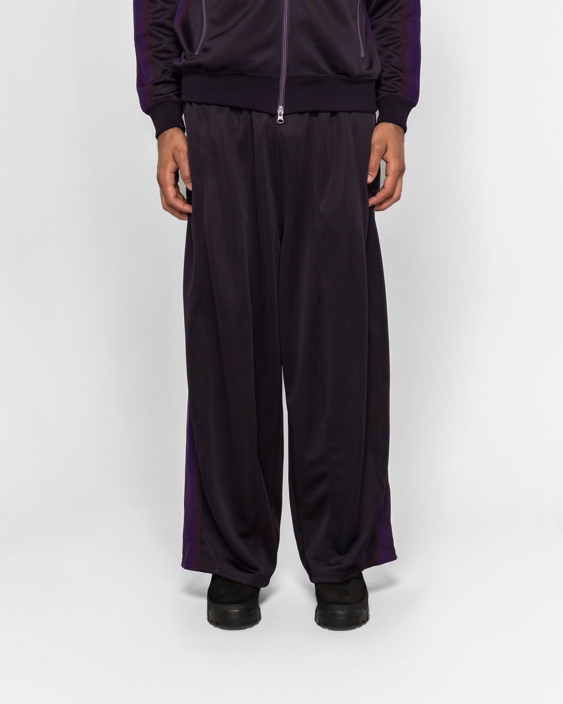 Needles - H.D. Track Pant - Purple Poly Smooth - UP THERE