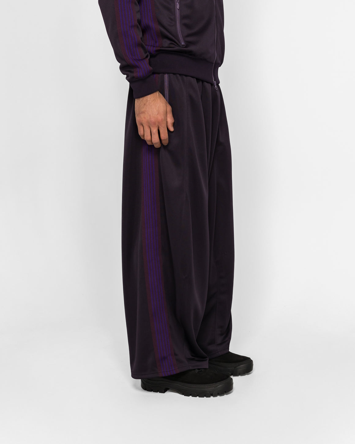 Needles - H.D. Track Pant - Purple Poly Smooth - UP THERE
