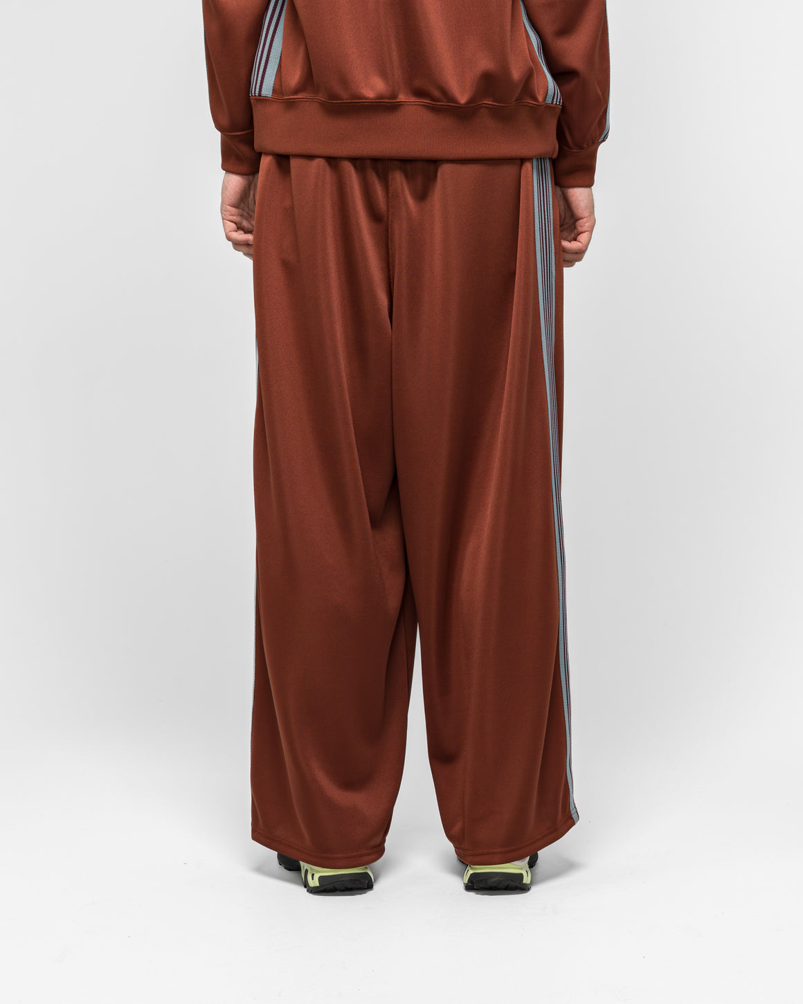 Needles - H.D. Track Pant - Rust Poly Smooth - UP THERE