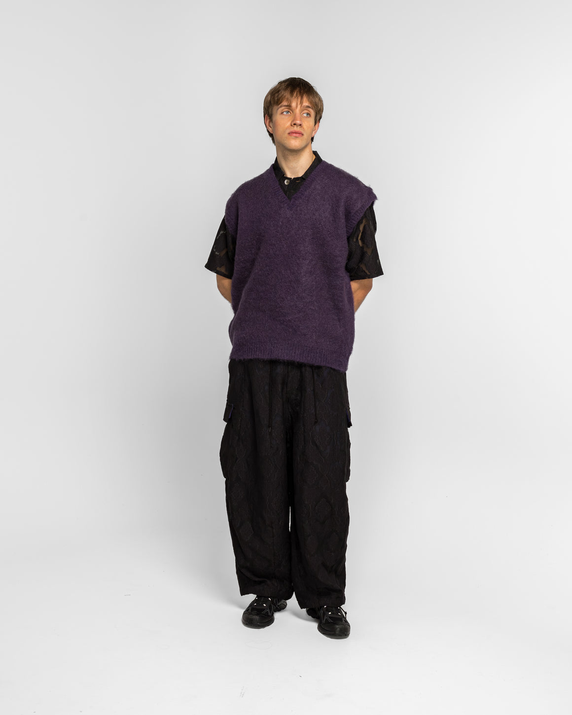 Needles - H.D. BDU Pant - Purple Victorian Sheer - UP THERE