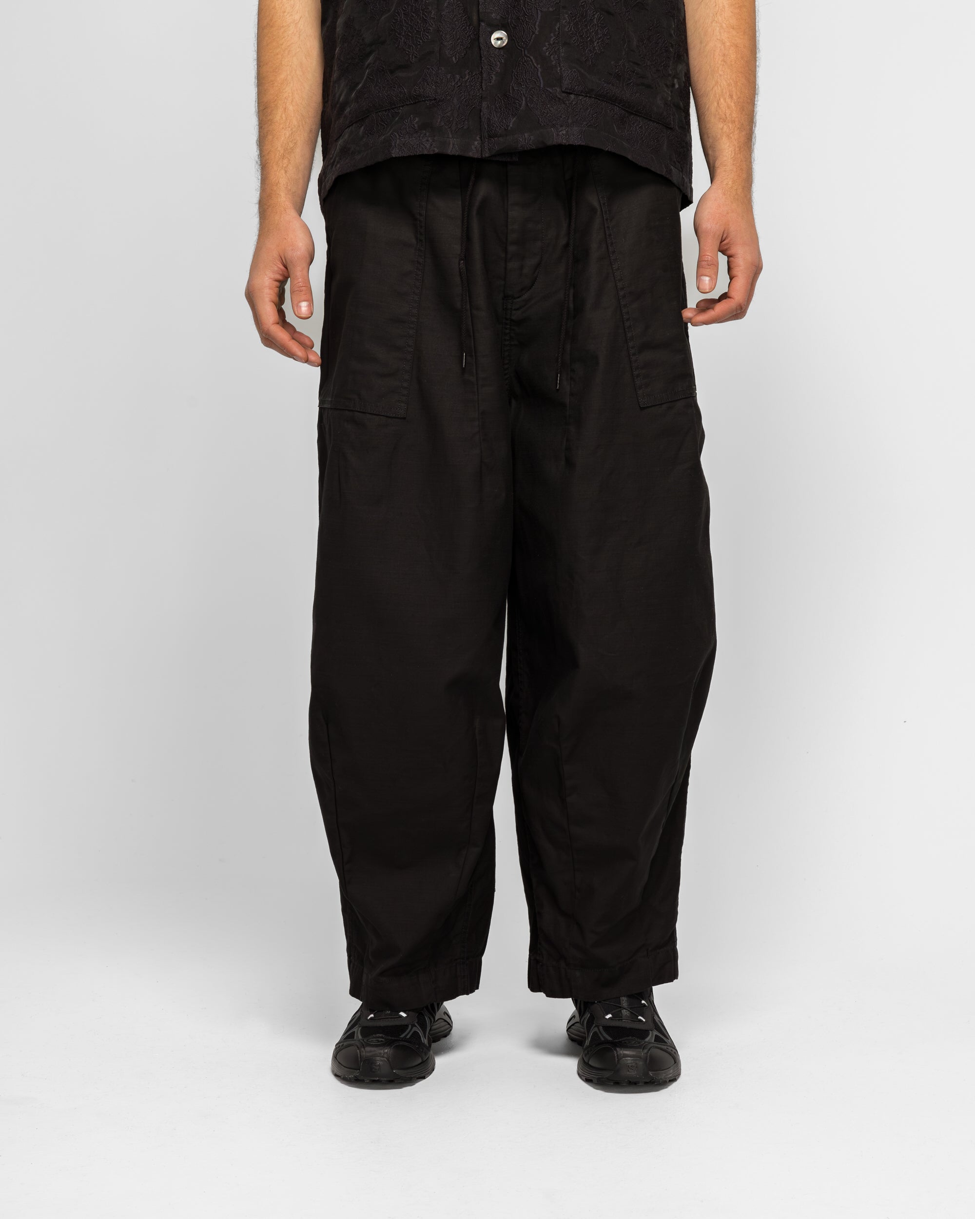 Needles H.D. Fatigue Pant - Black | UP THERE