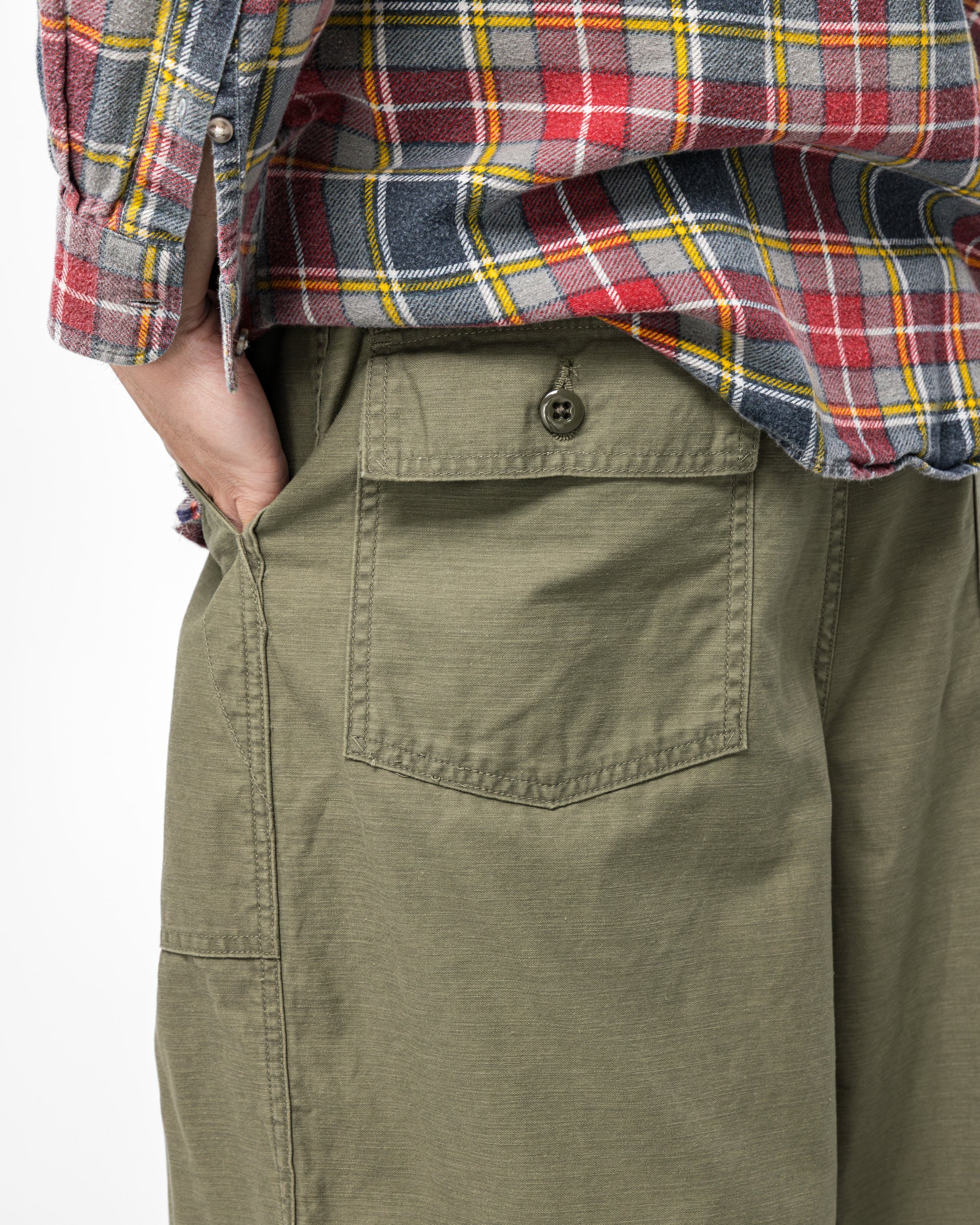 Needles - H.D. Fatigue Pant - Olive | UP THERE