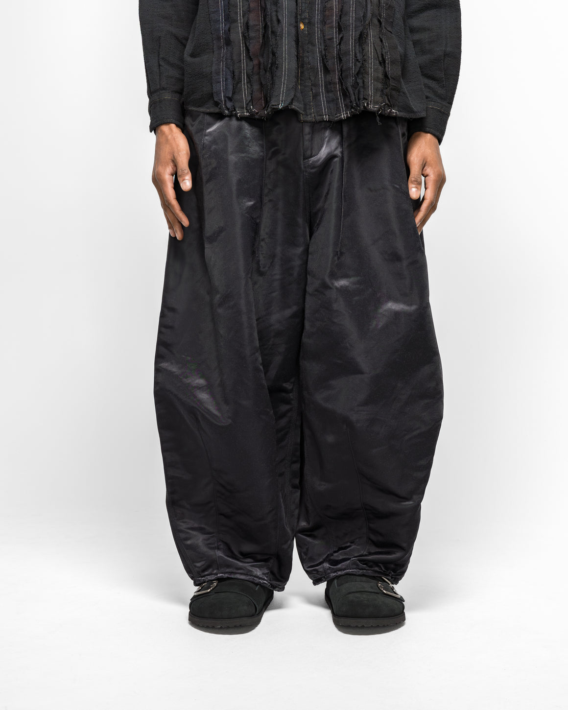 Needles - H.D. Painter Pant - Black C/N Sateen - UP THERE