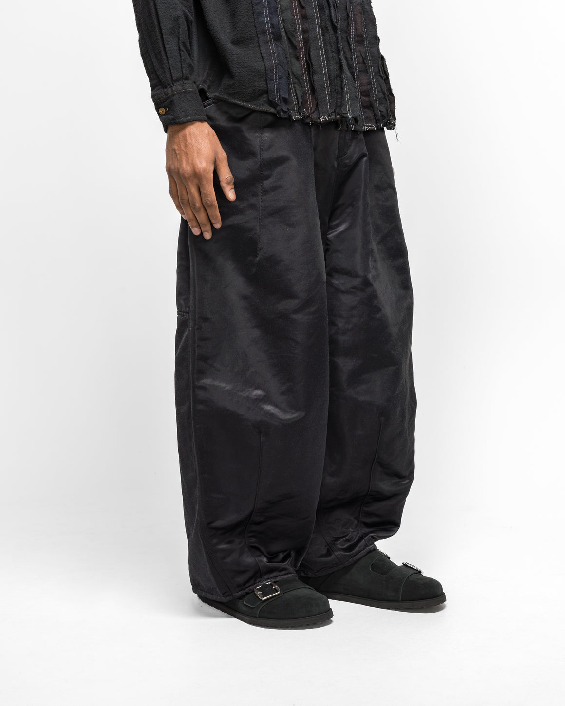 Needles - H.D. Painter Pant - Black C/N Sateen - UP THERE