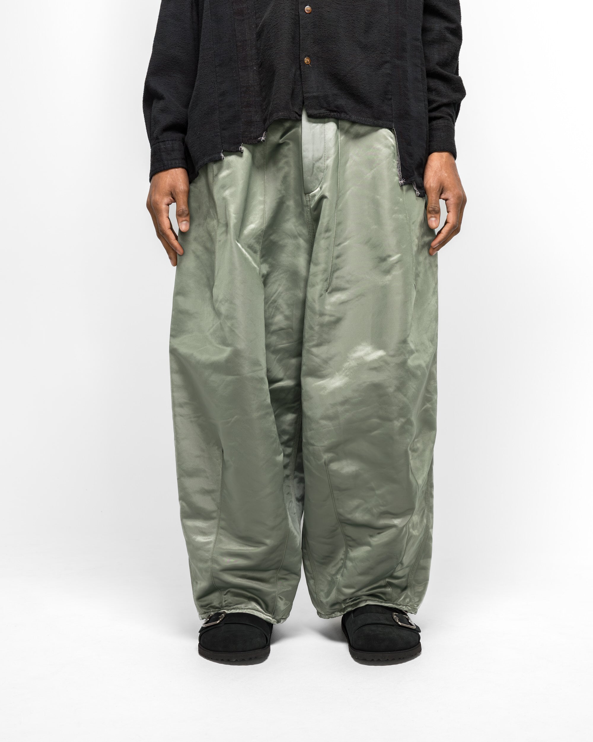 Needles - H.D. Painter Pant - Olive C/N Sateen | UP THERE