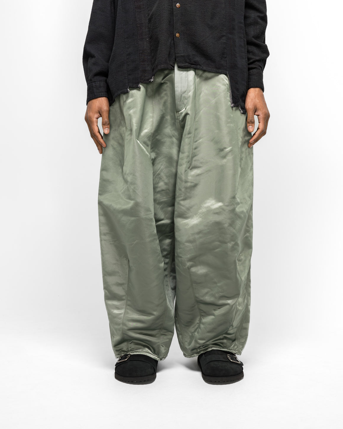 Needles - H.D. Painter Pant - Olive C/N Sateen - UP THERE