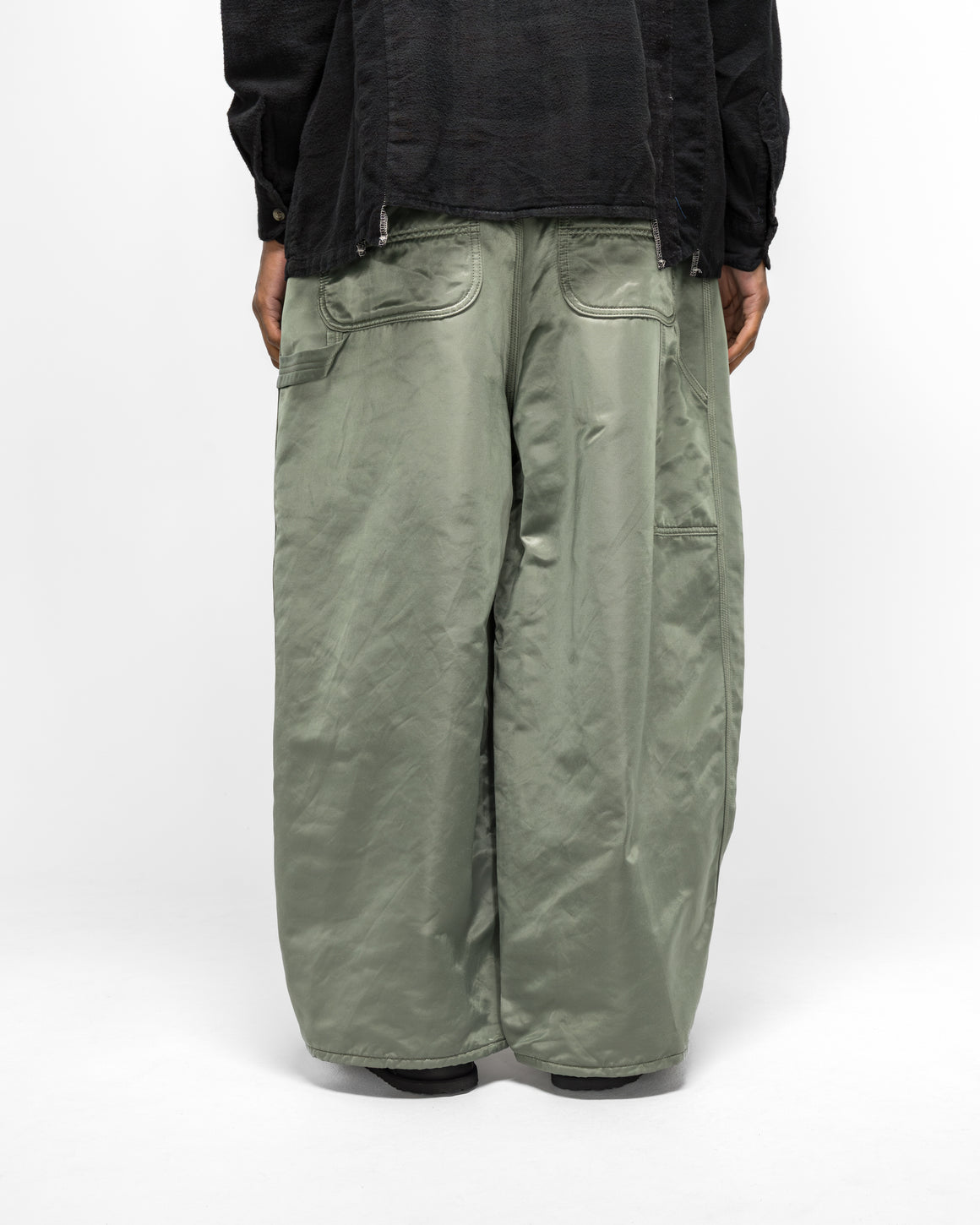 Needles - H.D. Painter Pant - Olive C/N Sateen - UP THERE