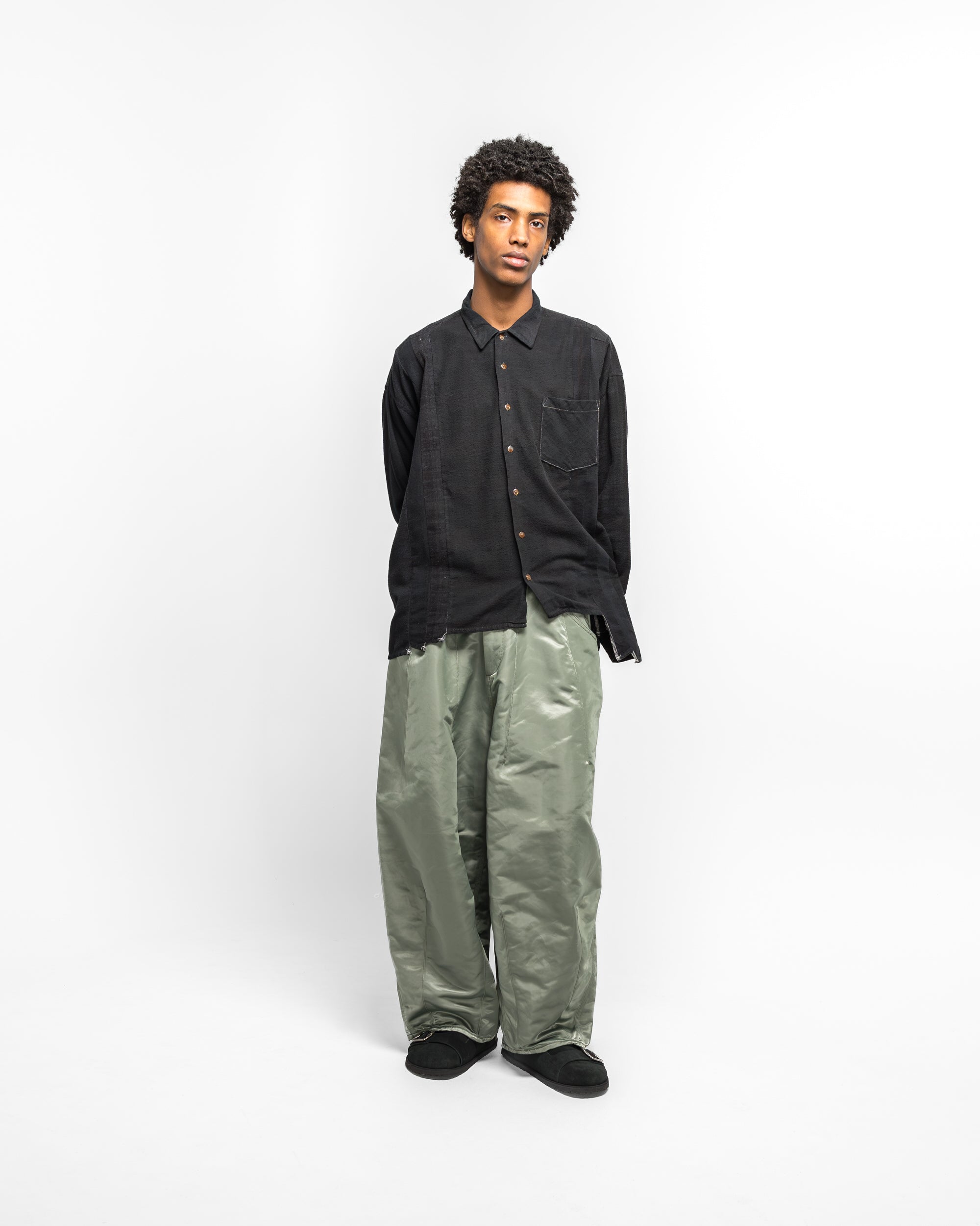 Needles - H.D. Painter Pant - Olive C/N Sateen | UP THERE