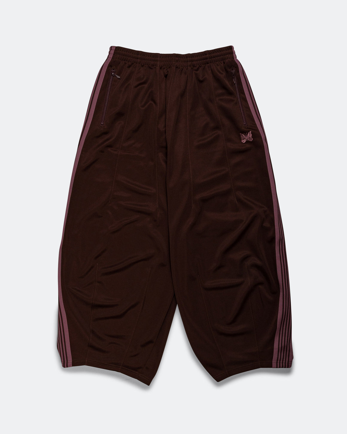 Needles - H.D. Track Pant - Brown Poly Smooth - UP THERE