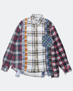 FW24 Rebuild Flannel 7 Cuts Shirt - X-Small #1