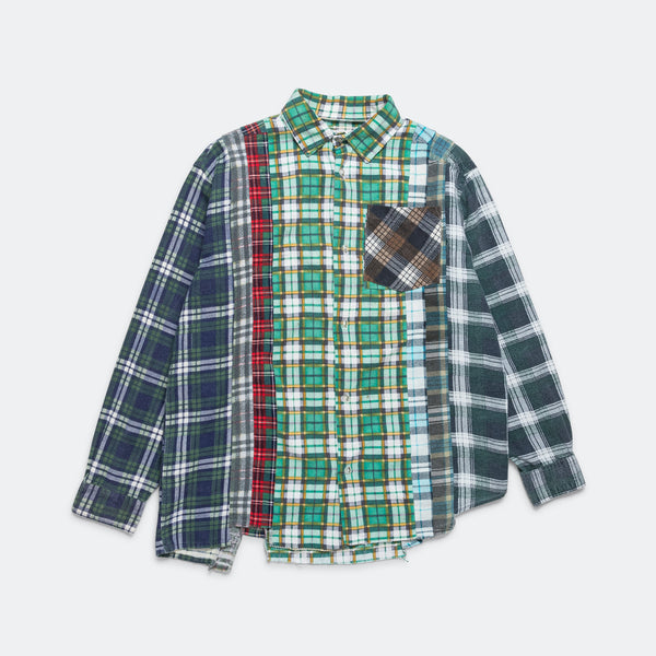 Rebuild Flannel 7 Cuts Shirt SS25 - Medium #8 | UP THERE