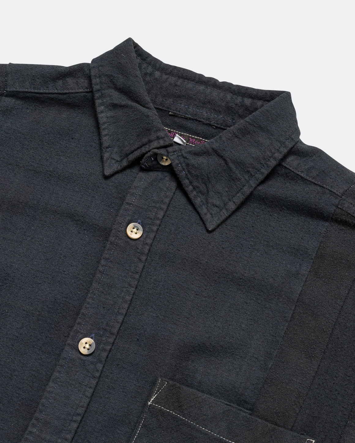 Needles - Rebuild Flannel 7 Cuts Shirt FW25 Overdye - X-Large #2 - UP THERE