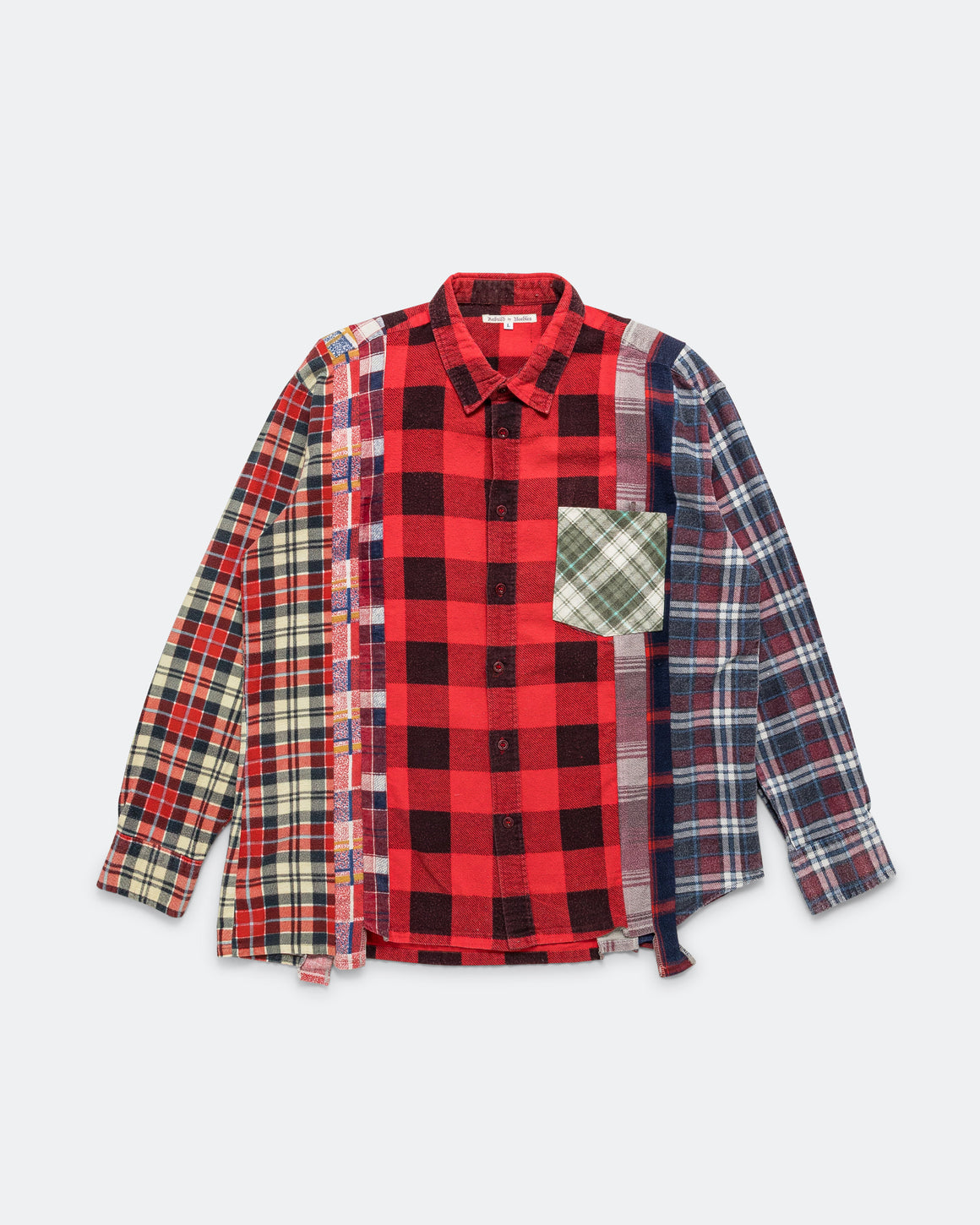 Needles - Rebuild Flannel 7 Cuts Shirt SS26 - Large #2 - UP THERE