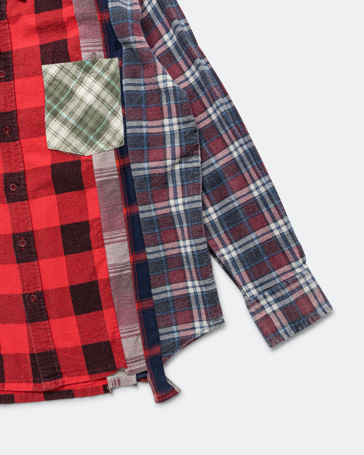 Needles - Rebuild Flannel 7 Cuts Shirt SS26 - Large #2 - UP THERE