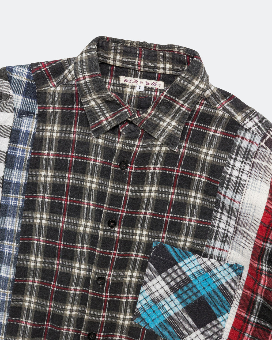 Needles - Rebuild Flannel 7 Cuts Shirt SS26 - Large #3 - UP THERE