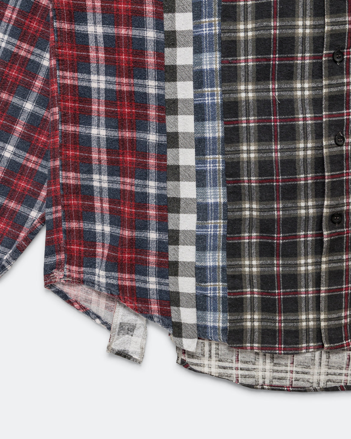 Needles - Rebuild Flannel 7 Cuts Shirt SS26 - Large #3 - UP THERE