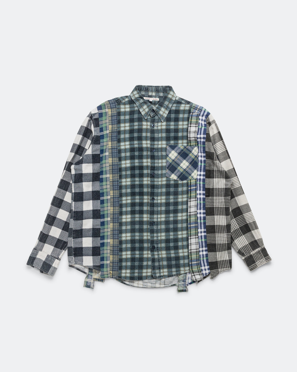 Needles - Rebuild Flannel 7 Cuts Shirt SS26 - Large #4 - UP THERE