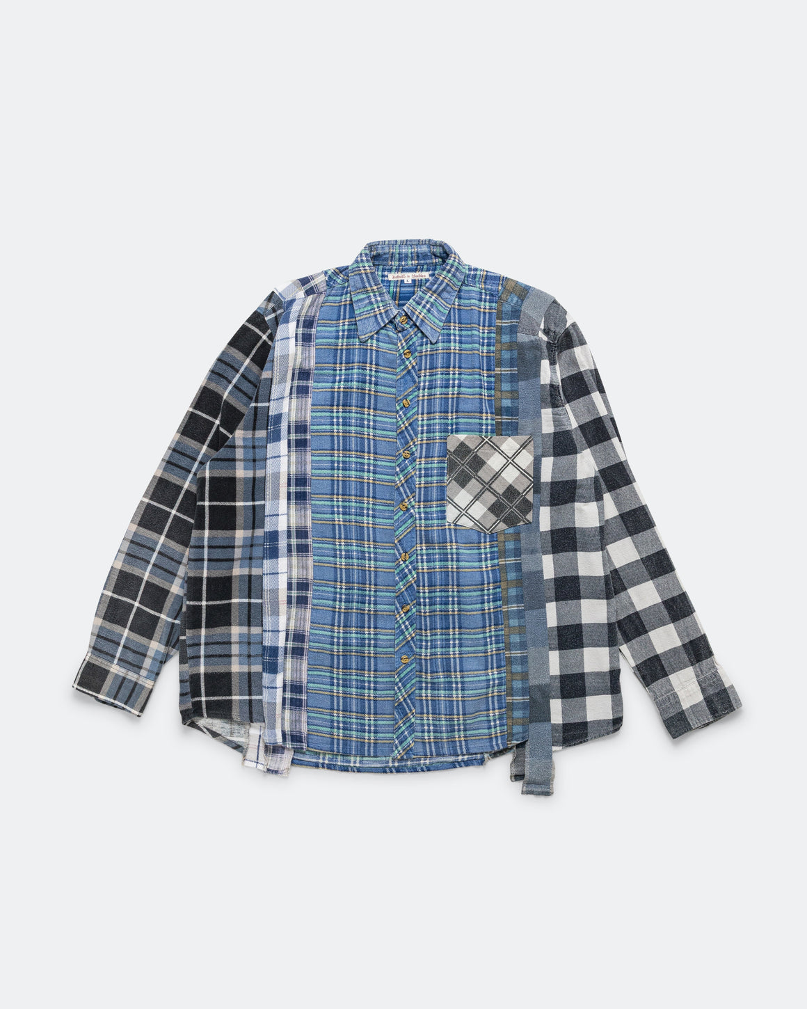 Needles - Rebuild Flannel 7 Cuts Shirt SS26 - Large #5 - UP THERE