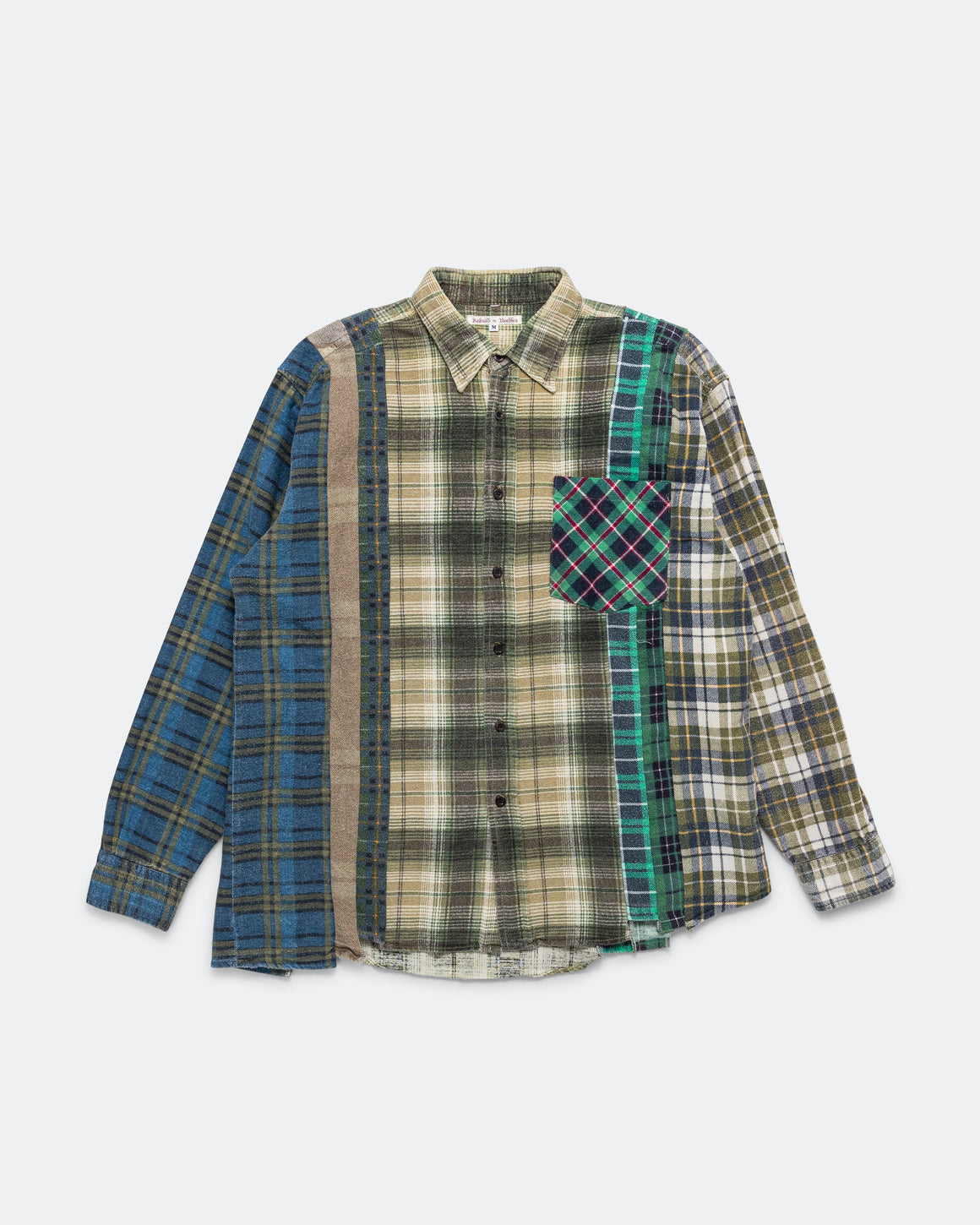 Needles - Rebuild Flannel 7 Cuts Shirt SS26 - Medium #1 - UP THERE