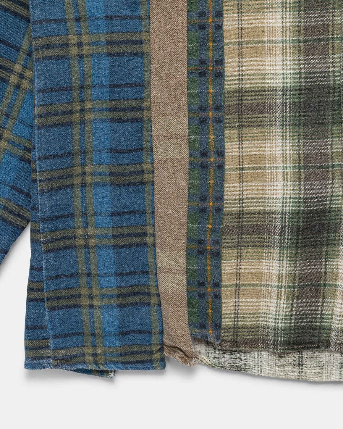 Needles - Rebuild Flannel 7 Cuts Shirt SS26 - Medium #1 - UP THERE