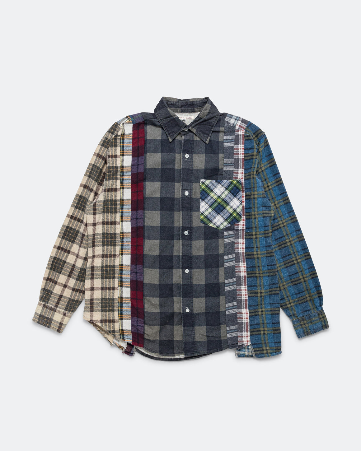 Needles - Rebuild Flannel 7 Cuts Shirt SS26 - Medium #2 - UP THERE