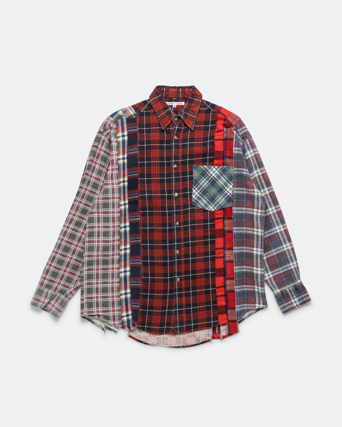 Needles - Rebuild Flannel 7 Cuts Shirt SS26 - Medium #6 - UP THERE