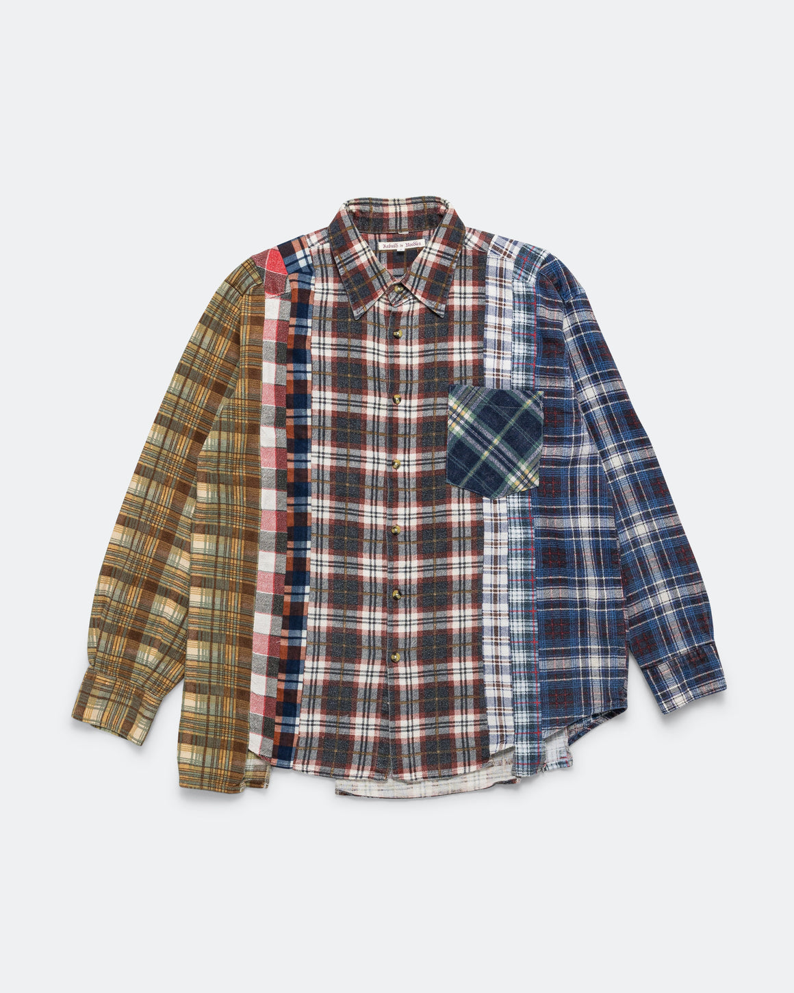 Needles - Rebuild Flannel 7 Cuts Shirt SS26 - Small #1 - UP THERE