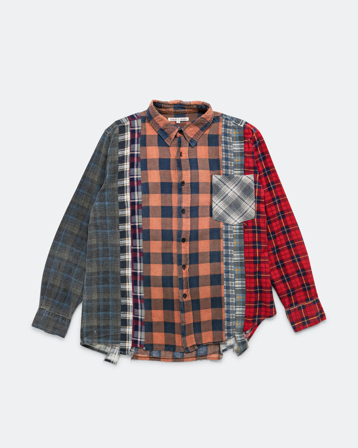 Needles - Rebuild Flannel 7 Cuts Shirt SS26 - Small #2 - UP THERE