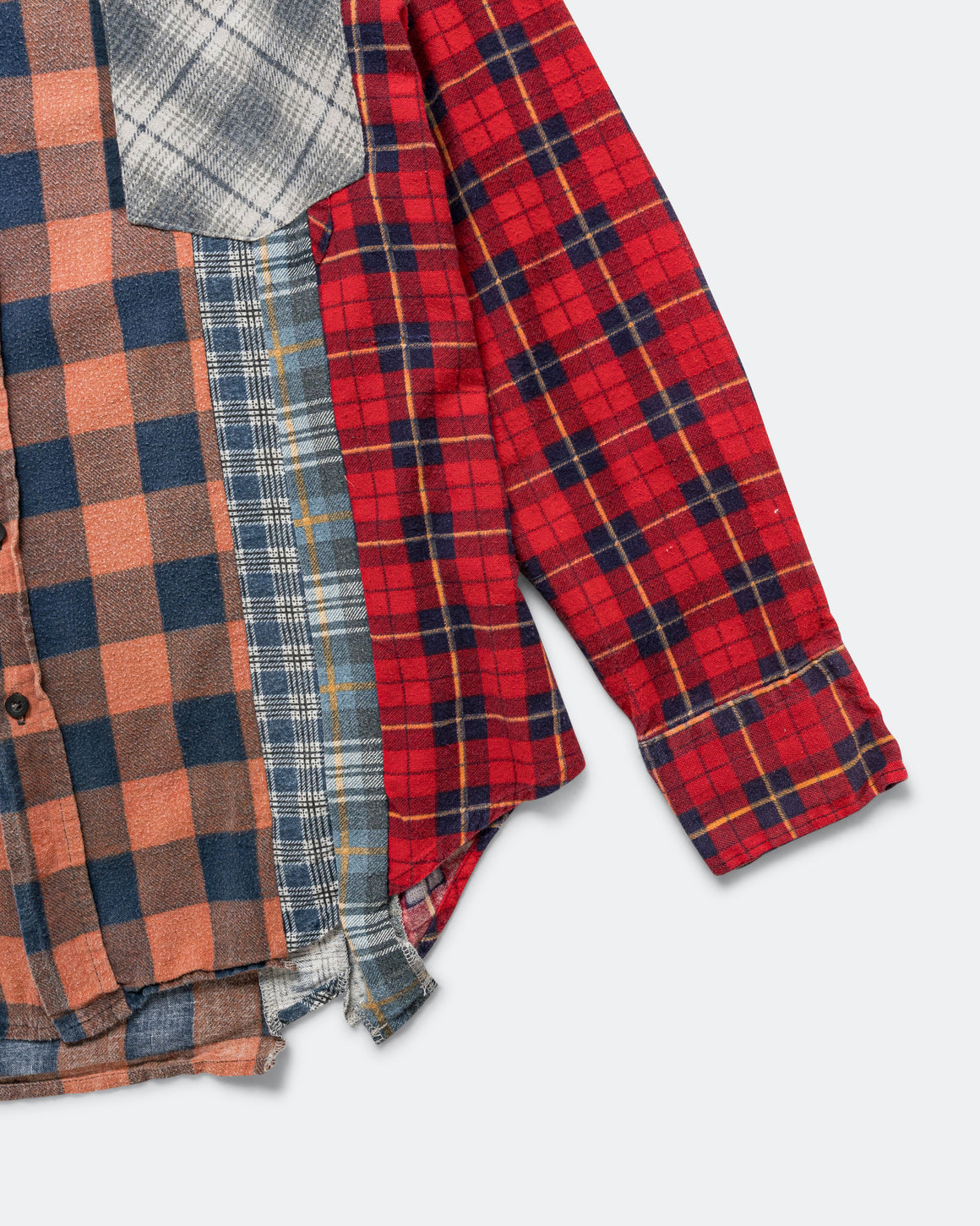 Needles - Rebuild Flannel 7 Cuts Shirt SS26 - Small #2 - UP THERE