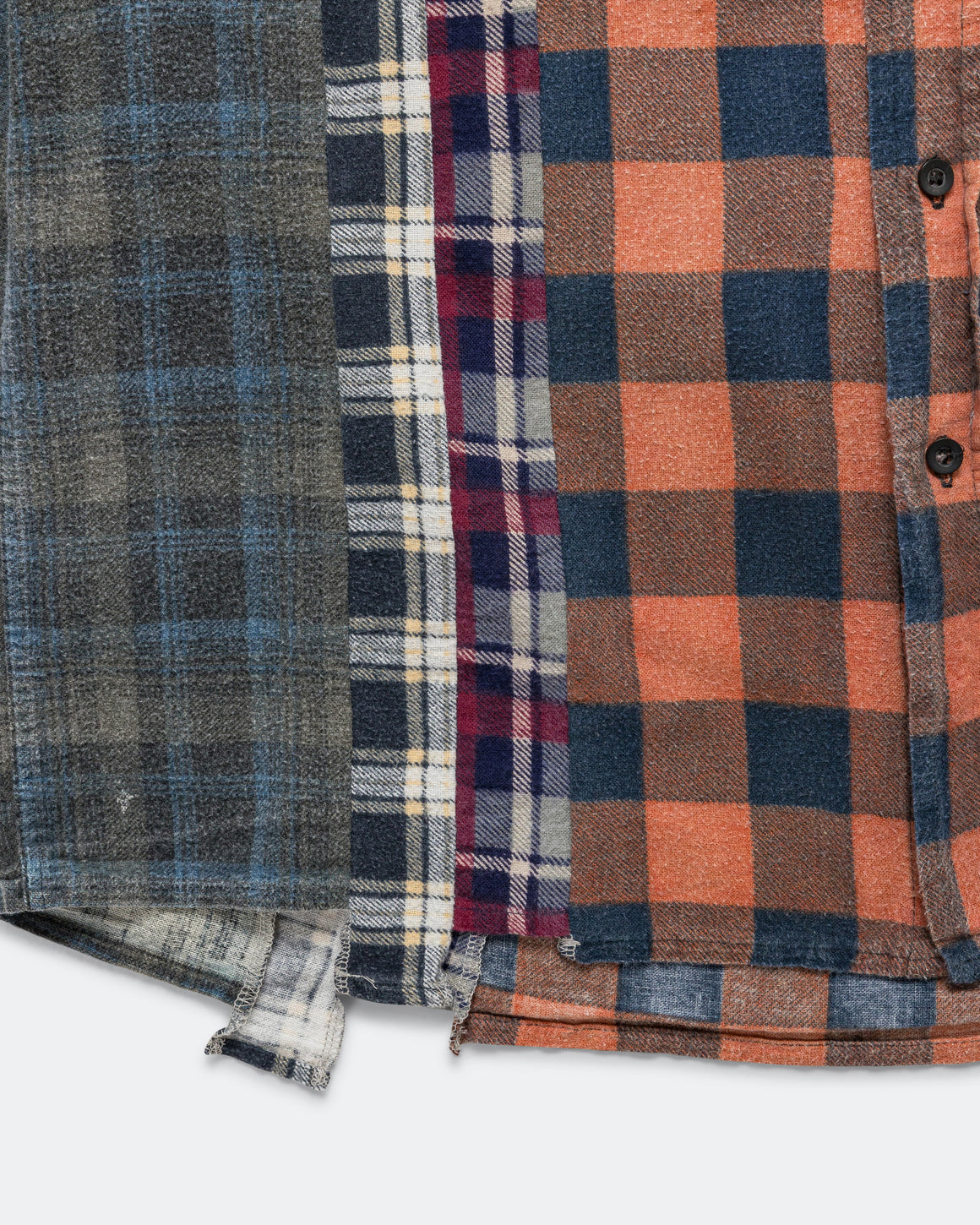 Needles - Rebuild Flannel 7 Cuts Shirt SS26 - Small #2 - UP THERE