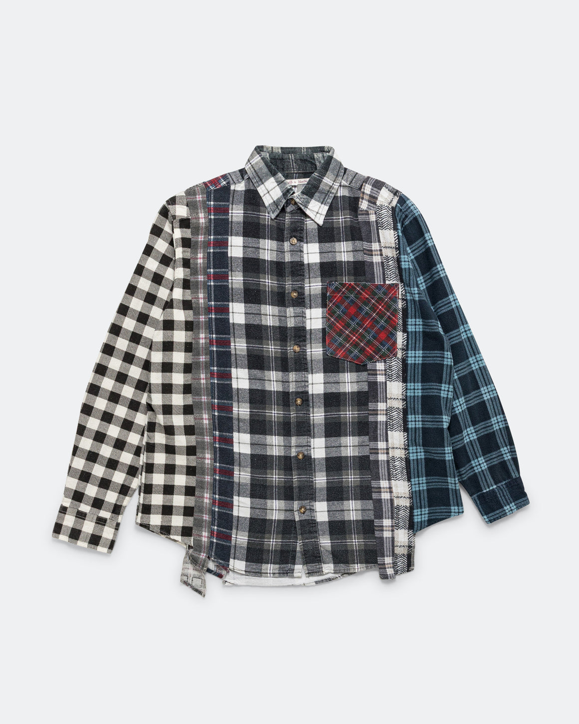 Needles - Rebuild Flannel 7 Cuts Shirt SS26 - Small #3 - UP THERE