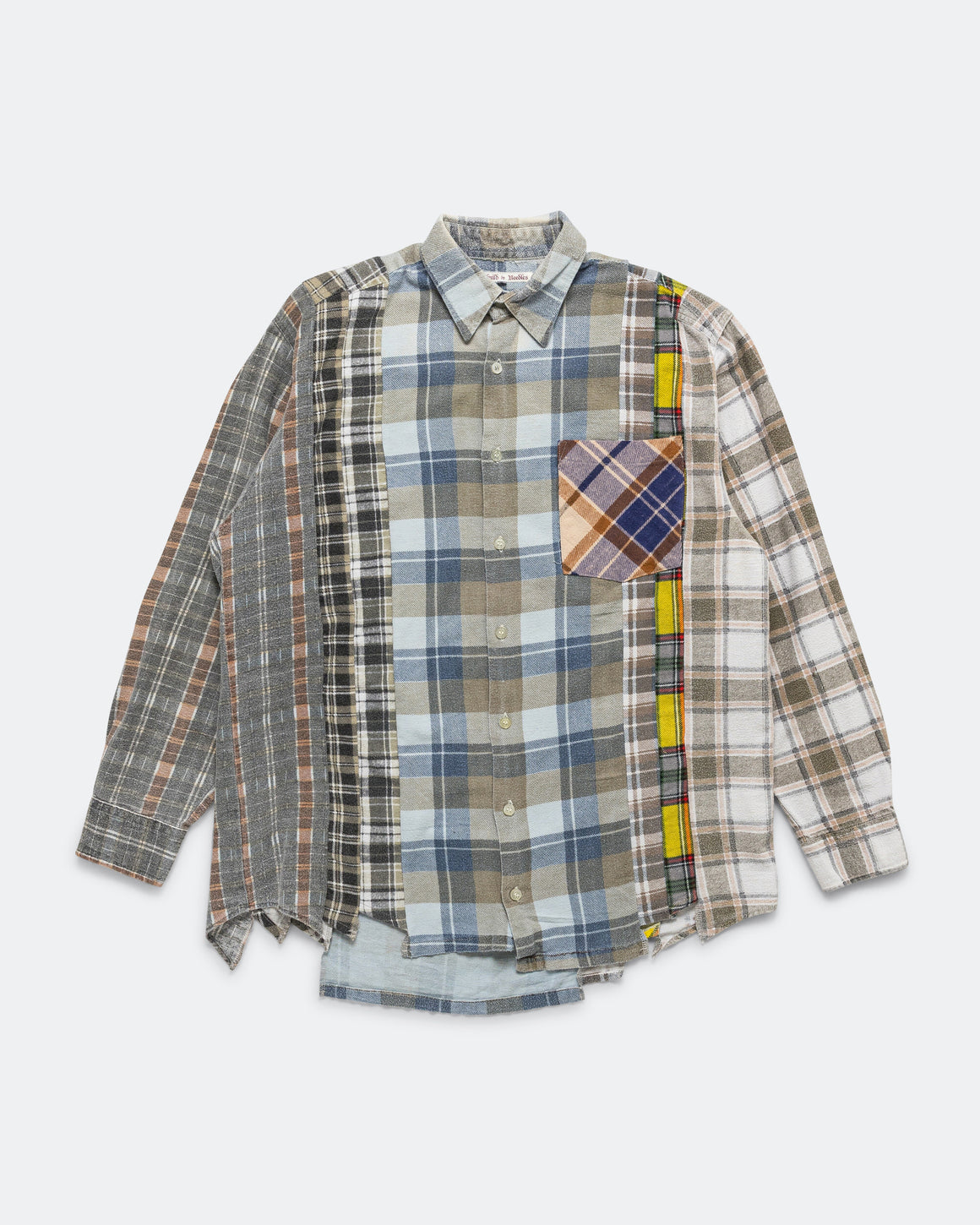 Needles - Rebuild Flannel 7 Cuts Shirt SS26 - Small #4 - UP THERE
