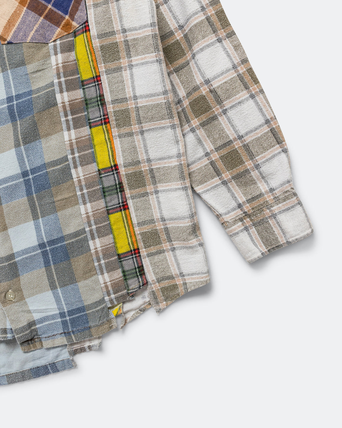Needles - Rebuild Flannel 7 Cuts Shirt SS26 - Small #4 - UP THERE