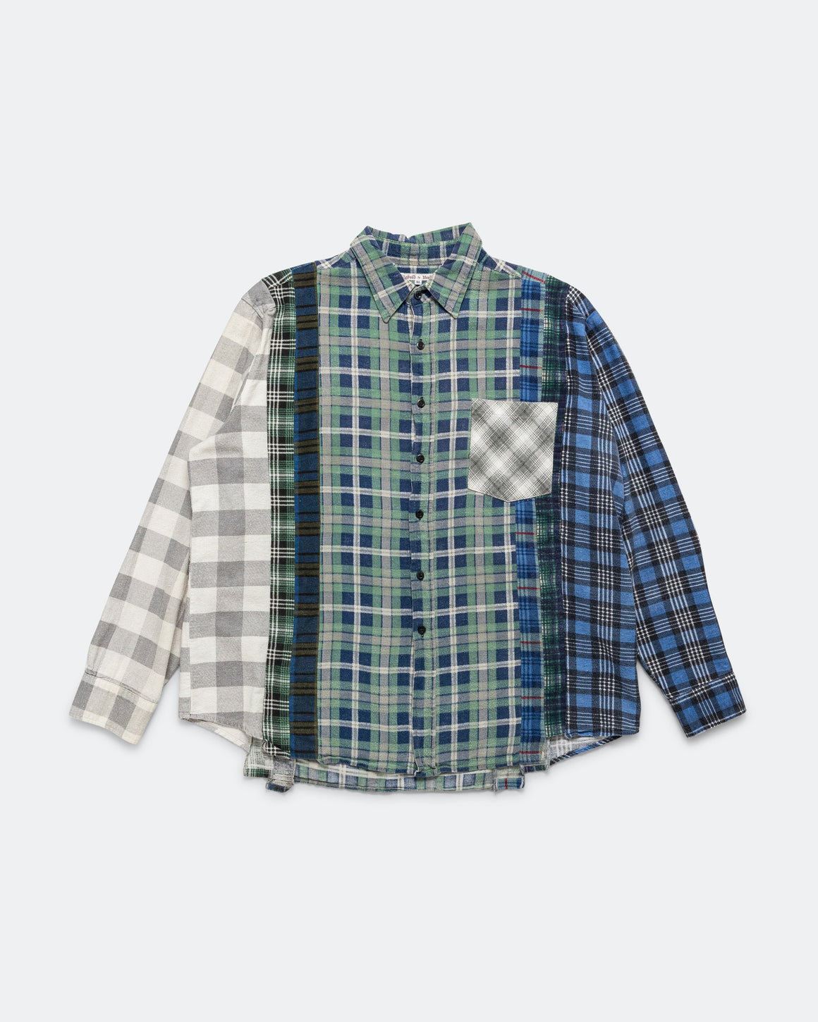 Needles - Rebuild Flannel 7 Cuts Shirt SS26 - X-Large #1 - UP THERE